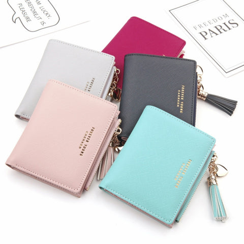 Lady Short Cross-Streaked Suzip Wallet