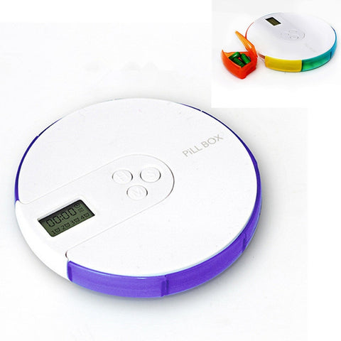 One Week Portable Timing Smart Pill Boxes Elder Reminding Electronic Medicine Box