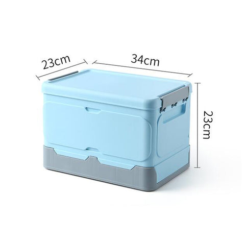 Student Books Sorting Artifact Plastic Folding Car Storage Box, L, XL
