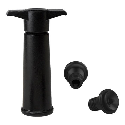 Red Wine Vacuum Pump Freshener Silicone Wine Stopper Set, Black Pump 2 Stoppers (OPP Bag), Black Pump 2 Stoppers (Box), 2 Stoppers Three Holes (OPP Bag), Black Pump Three-piece Box