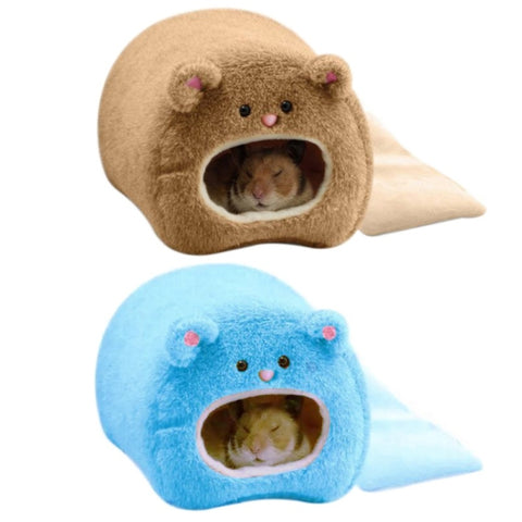 Cute Small Animal Cages Pet Rabbit Hamster House Bed Rat Qquirrel Guinea Winter Warm Hanging Cage Hamster Nest