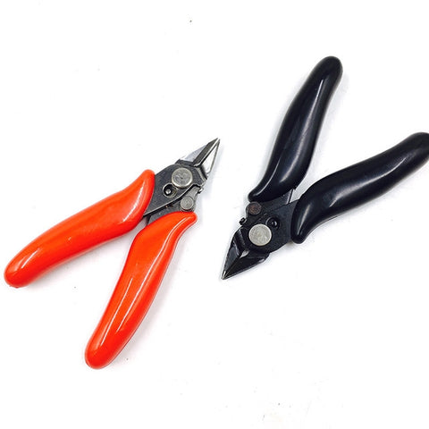 Stainless Steel Mini Electronic Water Cut Pliers Electrician Repair Tools, Red, Black
