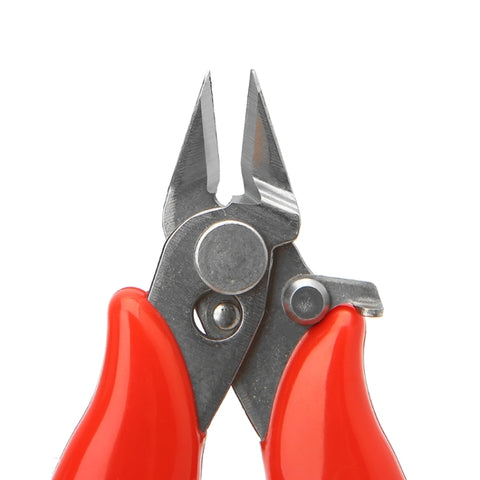 Stainless Steel Mini Electronic Water Cut Pliers Electrician Repair Tools, Red, Black