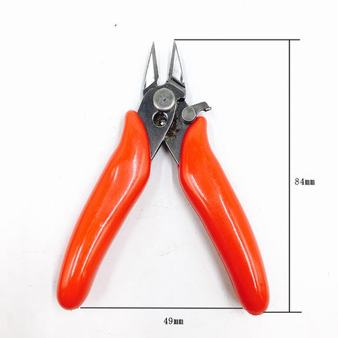 Stainless Steel Mini Electronic Water Cut Pliers Electrician Repair Tools, Red, Black