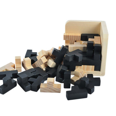 Creative 3D Puzzle Luban Interlocking Wooden Toys, Luban Interlocking