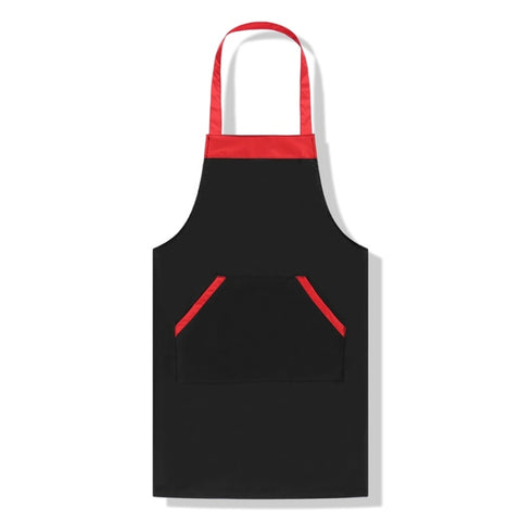 Solid Color Polyester Home Apron Antifouling Simple Adult Apron