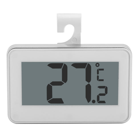 Large LCD Refrigerator Thermometer with Adjustable Stand  Magnet Digital Thermometer, Thermometer White