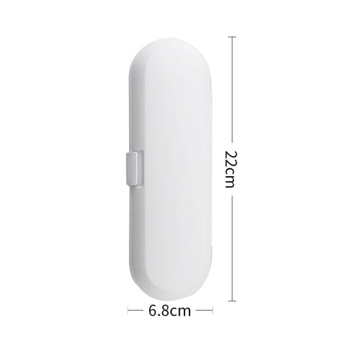 3 PCS Universal Sonic Electric Toothbrush Travel Portable Storage Box, White