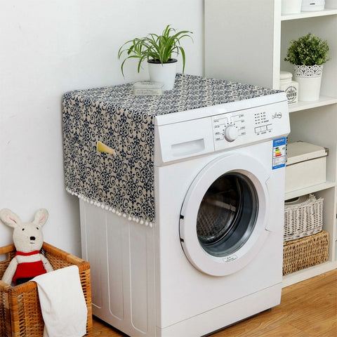55x130cm Household Washing Machine Dust Cover Kitchen Refrigerator Dustproof Cover