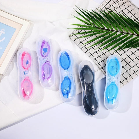 2 in 1 Diving Anti-fog HD Swimming Glasses + Earplugs Set for Children Adult, 2 in 1 Set (Sky Blue), 2 in 1 Set (Royal Blue), 2 in 1 Set (Black), 2 in 1 Set (Purple), 2 in 1 Set (Pink)