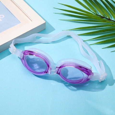 2 in 1 Diving Anti-fog HD Swimming Glasses + Earplugs Set for Children Adult, 2 in 1 Set (Sky Blue), 2 in 1 Set (Royal Blue), 2 in 1 Set (Black), 2 in 1 Set (Purple), 2 in 1 Set (Pink)