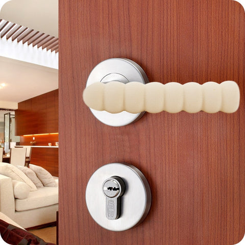 Baby Child Safety Doorknob Pad Cases Spiral Anti-collision Security Door Handle Protective Sleeve