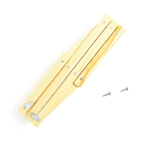 Solid Wooden Retractable Wall Hanging Folding Coat Rack Drying Rack, Coat Rack Drying Rack