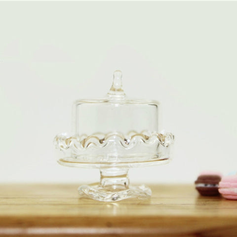 Doll House Mini Accessories Dessert Pot Pastry Board Children Kitchen Toy, Candy Jar