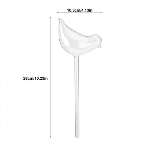 Bird Shape Flowers Plant Automatic Self Clear Glass Watering Device Watering Cans, Bird Shape Watering Device