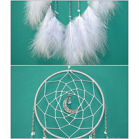 DIY Handmade Decorative Dream Catcher Wall Hanging Dreamcatcher Feather Crafts Kids Stuff Wall Room Decor