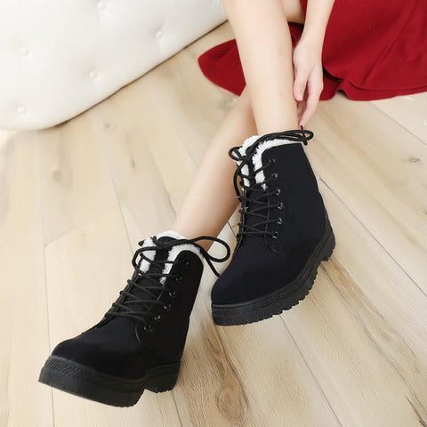 Ladies Cotton Shoes Plus Velvet Snow Boots, 35, 36, 37, 38, 39, 40, 41, 42, 43, 44
