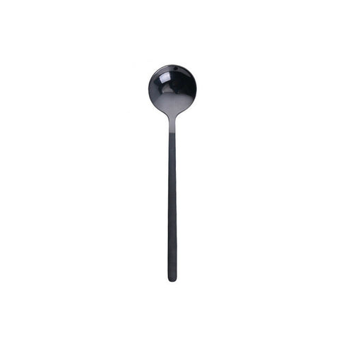 Mini Accessories Coffee Spoon Kitchen Dessertspoon Dining Round Shape Coffee  Stainless Steel Home, 13cm, 15cm, 17cm