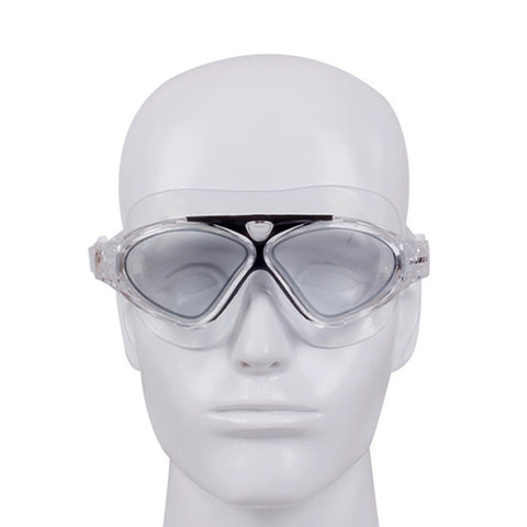 JIEJIA J8170 Large Frame Adult Waterproof and Anti-fog Swimming Glasses, J8170(Black Transparent), J8170(Pink Transparent)