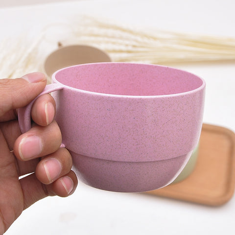 Wheat Straw Coffee Cup Tea Milk Breakfast Cups