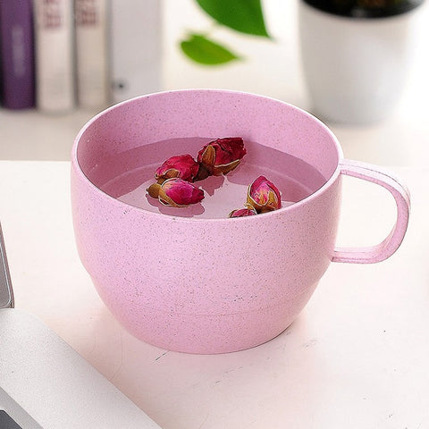 Wheat Straw Coffee Cup Tea Milk Breakfast Cups