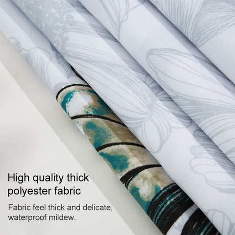 Butterfly Waterproof Polyester Shower Washable Bathroom Curtains, 80x180cm, 120x180cm, 150x180cm, 180x180cm, 200x180cm, 220x180cm, 240x180cm