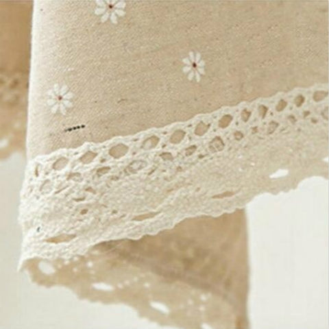 Lace Tablecloth Coffee Table Multifunctional Cover Towel, 90x90cm, 90x140cm, 140x140cm, 140x180cm, 140x200cm, 140x220cm