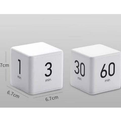 LED Magic Cube Time Manager Kitchen Timer, 1-3-5-10, 15-20-30-60