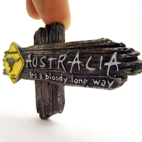 2 PCS Kangaroo Fridge Magnets Home Decoration Tourist Souvenirs, Kangaroo