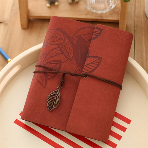 PU Leather Vintage Antique Kraft Paper Photo Albums