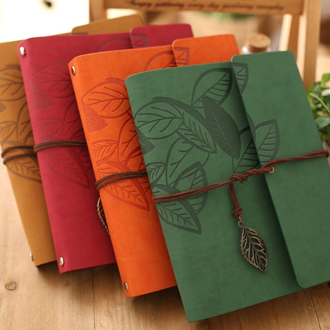PU Leather Vintage Antique Kraft Paper Photo Albums