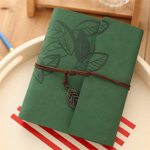 PU Leather Vintage Antique Kraft Paper Photo Albums
