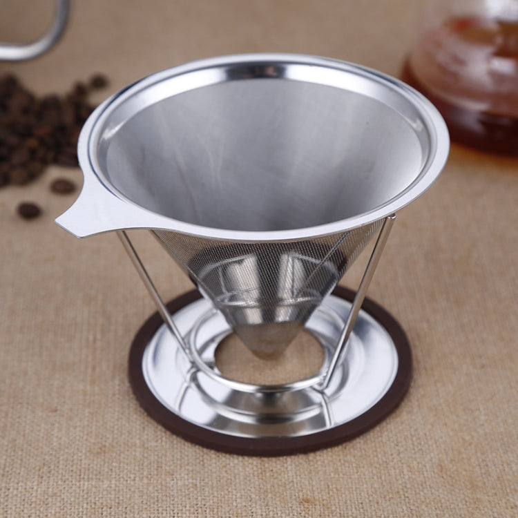 Stainless Steel Filter Cone Filter Cartridge Tea Coffee Free Paper Filter Cup, Stainless Steel Filter