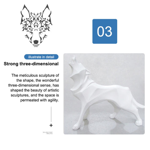 Nordic Animal Resin Handicraft Ornament