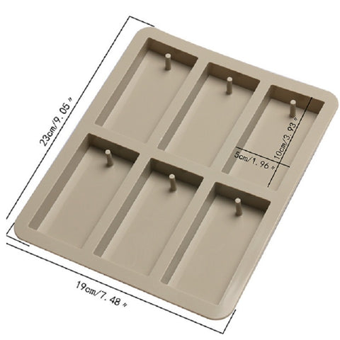 Aromatherapy Wax Handmade Soap Silicone Mold, Six Grid Rectangle, Three Rectangle Three Oval, Six Lattice Rhombus, Three  Round Three Ring, Six Lattice Round Key, Two Round Two Square Two Rhombus