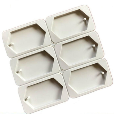 Aromatherapy Wax Handmade Soap Silicone Mold, Six Grid Rectangle, Three Rectangle Three Oval, Six Lattice Rhombus, Three  Round Three Ring, Six Lattice Round Key, Two Round Two Square Two Rhombus