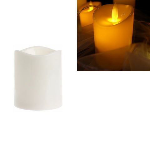 Cylindrical LED Electronic Candle Light Simulation Wedding Candlestick Candle, 15x7.5cm, 13x7.5cm, 10x7.5cm, 7.5x7.5cm, 7.5x7.5cm with remote control, 10x7.5cm with remote control, 13cm with remote control, 15x7.5cm with remote control