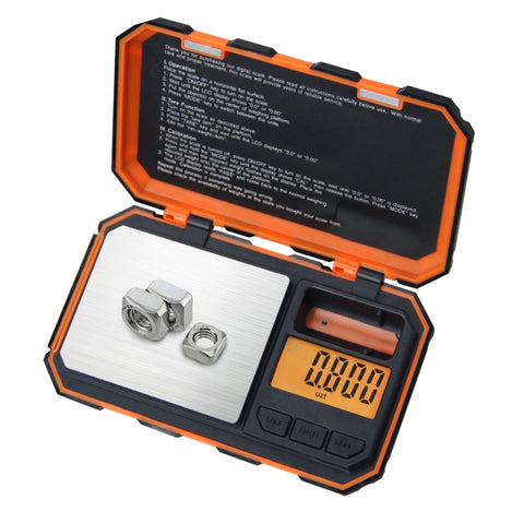 Mini Precision Digital Scales for Gold Sterling Silver Jewelry, English Version 200g/0.01g, English Version 50g/0.001g