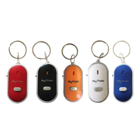5 PCS ZG808 LED Key Finder Voice Control Anti-lost Device, Random Color Delivery, ZG808