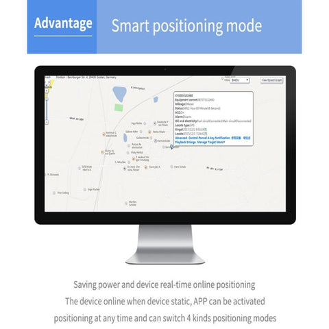 TK202A 4G Car Truck Vehicle Tracking GSM GPRS GPS Tracker Support AGPS, Battery Capacity: 6500mAh, 4G 6500mAh