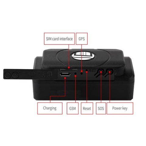 TK202B 4G Car Truck Vehicle Tracking GSM GPRS GPS Tracker Support AGPS, Battery Capacity: 5000mAh, 4G 5000mAh