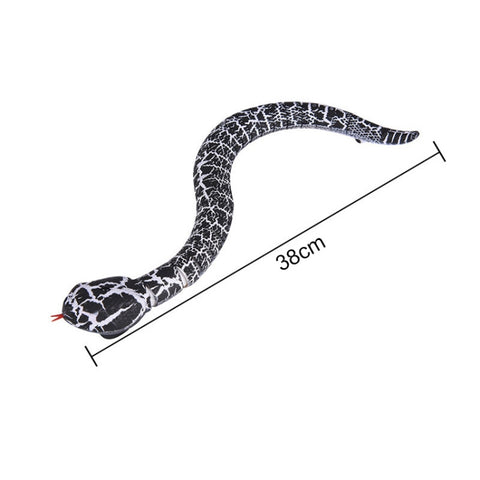 Tricky Funny Toy Infrared Remote Control Scary Creepy Snake, Size: 38*3.5cm, Snake (Green), Snake (White), Snake (Black), Snake (Orange)