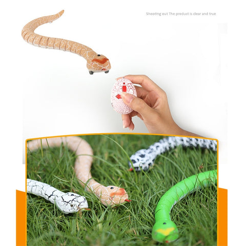 Tricky Funny Toy Infrared Remote Control Scary Creepy Snake, Size: 38*3.5cm, Snake (Green), Snake (White), Snake (Black), Snake (Orange)