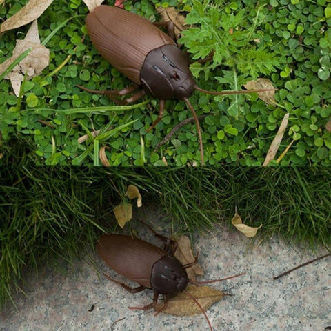 Tricky Funny Toy Infrared Remote Control Scary Creepy Cockroach, Size: 7.5*14cm, Cockroach