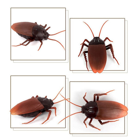 Tricky Funny Toy Infrared Remote Control Scary Creepy Cockroach, Size: 7.5*14cm, Cockroach