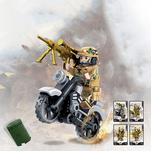 KAZI Wolf Fang Field Team Building Block Educational Toys, Age Range: 6 Years Old Above, 82015