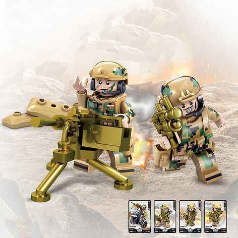 KAZI Wolf Fang Field Team Building Block Educational Toys, Age Range: 6 Years Old Above, 82015