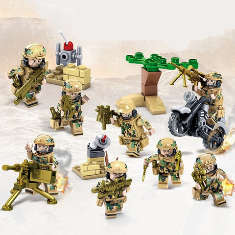 KAZI Wolf Fang Field Team Building Block Educational Toys, Age Range: 6 Years Old Above, 82015