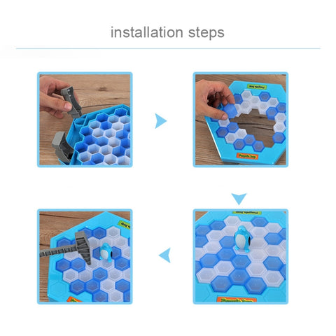 Family Game Penguin Trap Ice Breaking Saving Penguin, Random Package Delivery, Random Package