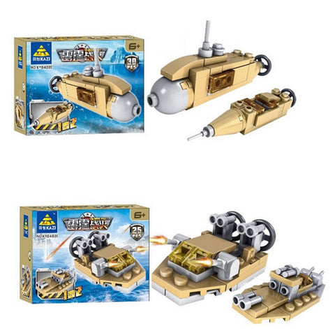 KAZI Super Tanks Building Blocks 16 in 1 Sets Bricks Model Brinquedos Toys, Age Range: 6 Years Old Above, 84031